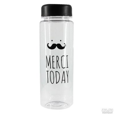 Лот: 9347334. Фото: 1. Бутылка для воды My Bottle Merci... Контейнеры, банки