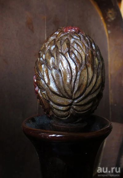 Лот: 14730658. Фото: 1. 4 Резьба по дереву Яйцо деревянное... Скульптуры