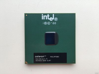 Лот: 18187630. Фото: 1. Intel Celeron 733Mhz (SL4P7) Ретро. Процессоры