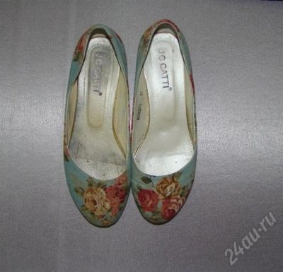 Лот: 334617. Фото: 1. Туфли JCCATTI, с цветочным узором... Другое (дети растут)