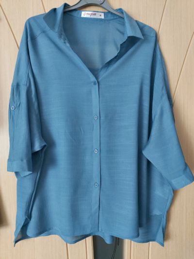 Лот: 19710037. Фото: 1. Блуза р.48 б/у. Блузы, рубашки