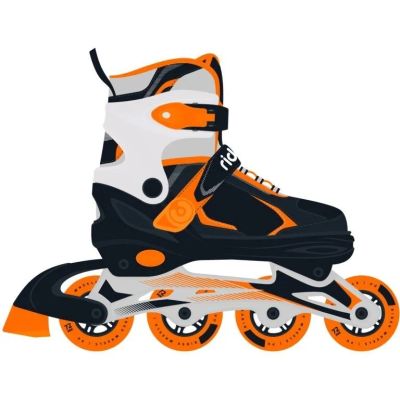 Лот: 21288549. Фото: 1. Ролики раздвижные Allure Orange... Роликовые коньки, скейтборды, самокаты
