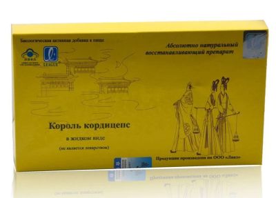 Лот: 11684124. Фото: 1. Эликсир "Король Кордицепс" для... Народная медицина, БАДы