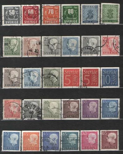 Лот: 25882899. Фото: 1. Швеция 1951-64_006. Марки