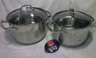 Лот: 797953. Фото: 1. Две кастрюли BERGNER (Австрия... Сковороды и сотейники