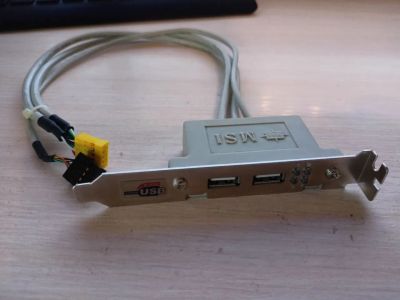 Лот: 21220333. Фото: 1. Расширитель портов USB 2.0 (планка... Платы расширения, контроллеры, доп. порты