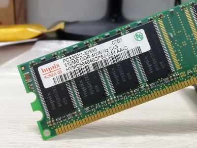Лот: 19908552. Фото: 1. Hynix DDR-400 512MB PC-3200 (HYMD564646CP8J-D43... Оперативная память