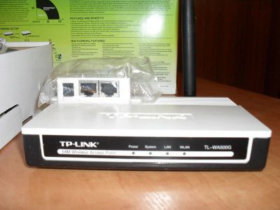 Лот: 3086556. Фото: 1. Wi-Fi Точка доступа TP-Link TL-WA500G... WiFi, Bluetooth адаптеры