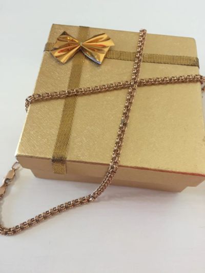 Лот: 9944339. Фото: 1. Цепь золотая. Цепочки