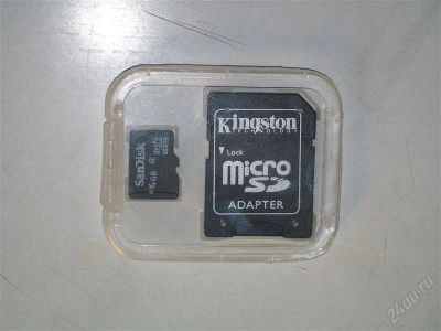 Лот: 1915195. Фото: 1. Флешка MicroSD 4GB .новая. Карты памяти