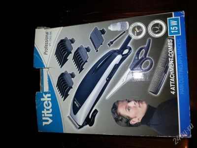 Лот: 2279035. Фото: 1. Машинка для стрижки волос Vitek. Укладка и стрижка волос, бритьё, эпиляция