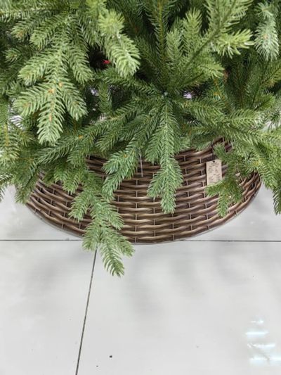 Лот: 25888495. Фото: 1. Корзина юбка для елки цвет орех. Ёлки новогодние