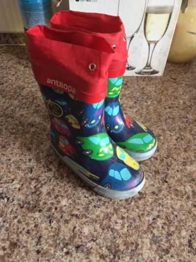 Лот: 8184975. Фото: 1. Сапожки резиновые Антилопа с овечьей... Сапоги