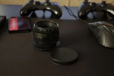 Лот: 6703521. Фото: 1. Гелиос 44-2 с переходным кольцом... Объективы