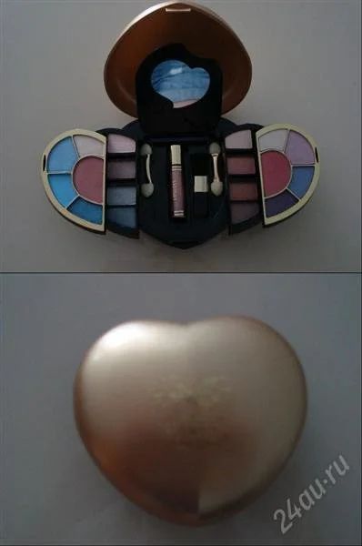 Лот: 2803825. Фото: 1. набор : тени + румяна + карандаш... Макияж