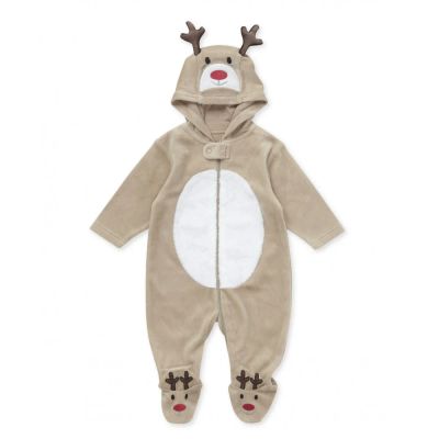 Лот: 3769321. Фото: 1. Велюровый комбинезон Олененок... Детские карнавальные, праздничные костюмы