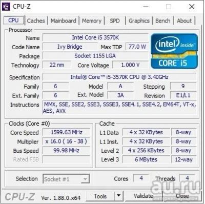 Лот: 13595042. Фото: 1. CPU процессор Intel i5-3570K... Процессоры