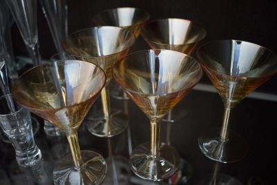 Лот: 9058087. Фото: 1. Коктейльные бокалы, 6 штук. С... Рюмки, стопки