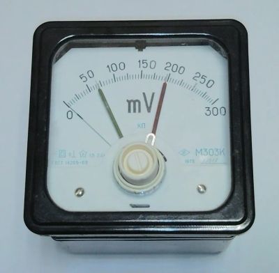 Лот: 25899678. Фото: 1. Милливольтметр щитовой М303К. Контрольно-измерительное оборудование