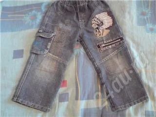 Лот: 459830. Фото: 1. Джинсы на мальчика 3-5 лет. Другое (дети растут)