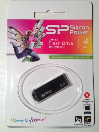Лот: 6278161. Фото: 1. Флешка 4 GB, Silicon Power Ultima... USB-флеш карты