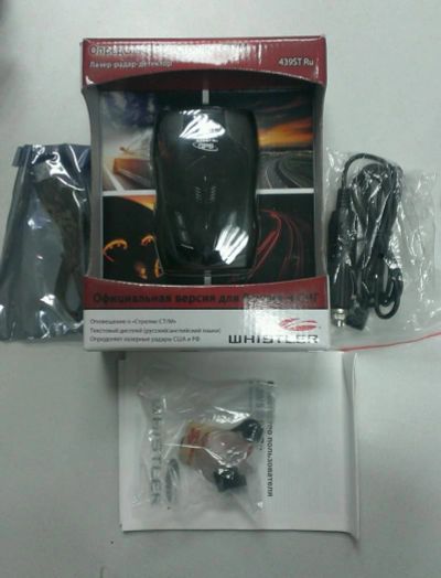 Лот: 6599011. Фото: 1. Антирадар Whistler 439ST Ru GPS. Видеорегистраторы,  радар-детекторы, системы парковки