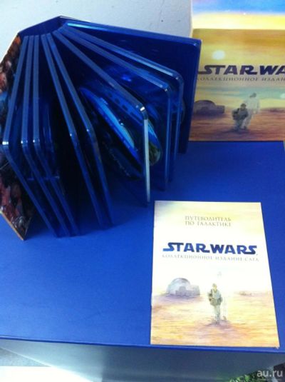 Лот: 9409669. Фото: 1. Blu-ray коллекция "Звездные войны... Видеозаписи, фильмы