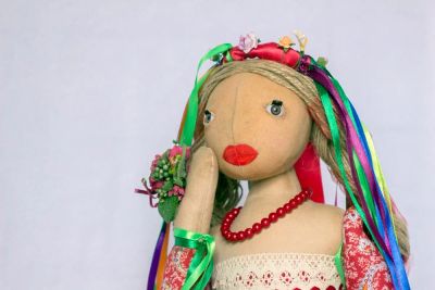 Лот: 11956106. Фото: 1. кукла ручной работы Масленница... Авторские куклы, игрушки, поделки
