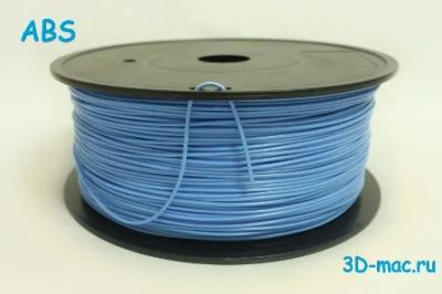 Лот: 4962070. Фото: 1. Пластик ABS для 3d принтера, Синий. Картриджи, расходные материалы