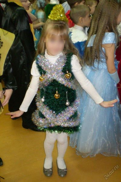 Лот: 6724526. Фото: 1. Новогодний костюм Ёлка (платье-сарафан... Детские карнавальные, праздничные костюмы