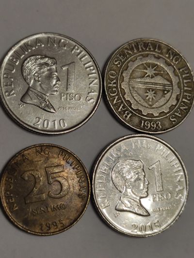 Лот: 20315124. Фото: 1. 4 монеты Филиппин. Азия