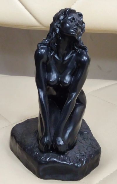 Лот: 25889665. Фото: 1. Статуэтка. Девушка Ню. Эротика... Предметы интерьера и быта