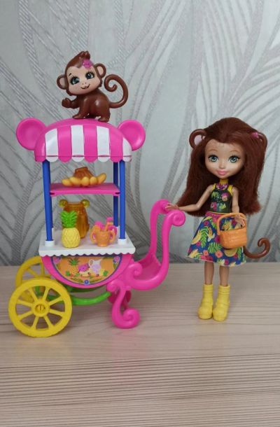 Лот: 21108002. Фото: 1. Игровой набор Enchantimals обезьяна... Куклы и аксессуары