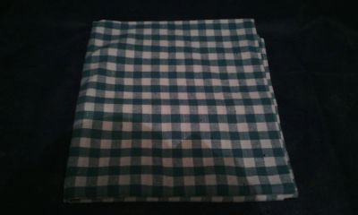 Лот: 7396549. Фото: 1. Скатерть полульняная (зеленая). Скатерти, салфетки