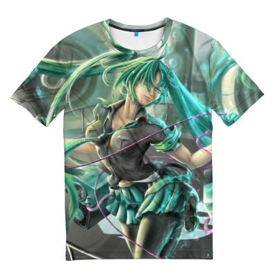 Лот: 11894054. Фото: 1. Мужская футболка 3D "Hatsune Miku... Футболки, поло