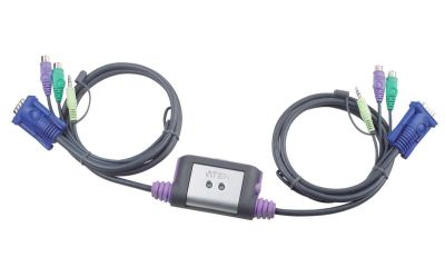 Лот: 4550945. Фото: 1. Переключатель KVM ATEN CS62A 2-port... Маршрутизаторы (роутеры)