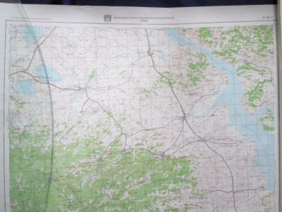 Лот: 4329424. Фото: 1. Карта 2-х километровка Краснотуранского... Другое (туризм, охота, рыбалка, самооборона)