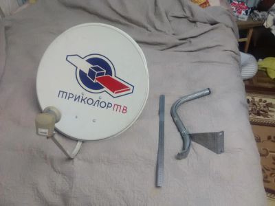 Лот: 6200604. Фото: 1. триколор тарелка, вторая тарелка... Цифровое, спутниковое ТВ