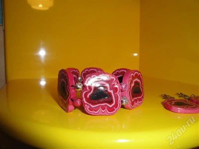 Лот: 298334. Фото: 1. Изделия из полимерной глины комплект... Браслеты