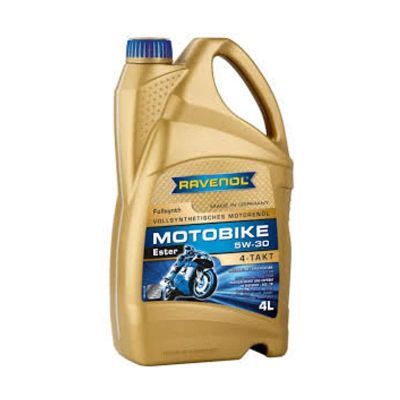 Лот: 12497371. Фото: 1. Ravenol Motobike 4-T Ester SAE... Масла, жидкости