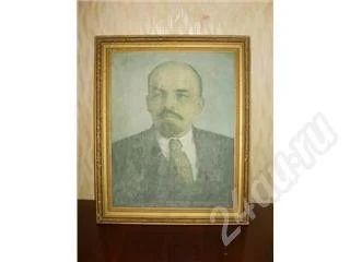 Лот: 242288. Фото: 1. Портрет Ленина с рубля!!!. Картины, гравюры