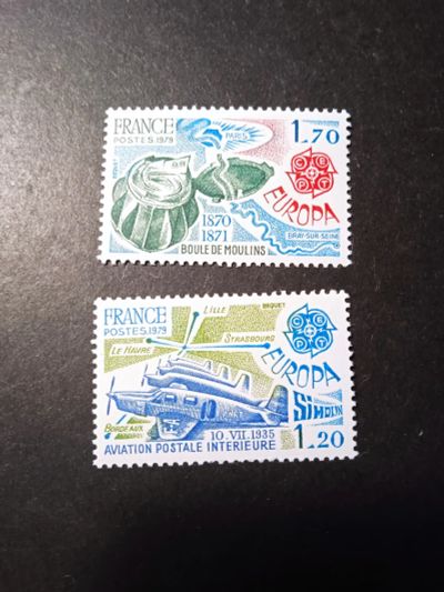 Лот: 25886721. Фото: 1. Франция 1979 2148 2149. Марки
