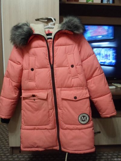 Лот: 14369536. Фото: 1. Куртка зимняя для девочки. Верхняя одежда