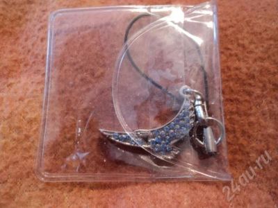 Лот: 693233. Фото: 1. подвеска на телефон. орел с синими... Аксессуары