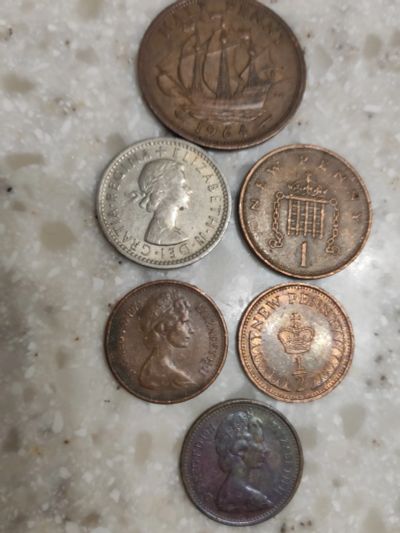 Лот: 20312918. Фото: 1. 6 монет Великобритании. Великобритания и острова