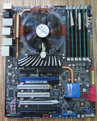 Лот: 20536123. Фото: 1. ASUS P6T Deluxe V2 + Intel Core... Комплекты запчастей