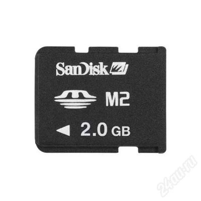 Лот: 538826. Фото: 1. SanDisk M2 2GB. Карты памяти