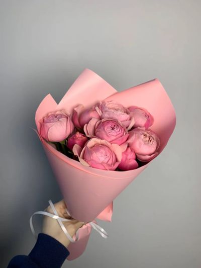 Лот: 25896383. Фото: 1. 5. Букет - комплимент из кустовых... Свежие цветы