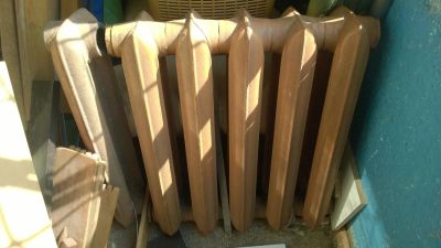 Лот: 7409095. Фото: 1. Чугунная батарея (радиатор отопления... Радиаторы отопления, полотенцесушители