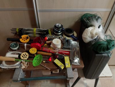 Лот: 22572416. Фото: 1. Снасти рыболовные. Рыболовные снасти, сети, поплавки